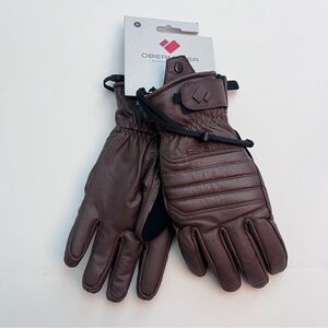 *New* Obermeyer Men’s Leather Gloves in Espresso